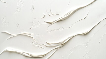 Wall Mural - crisp, smooth white surface with faint, abstract lines gently flowing for a professional feel