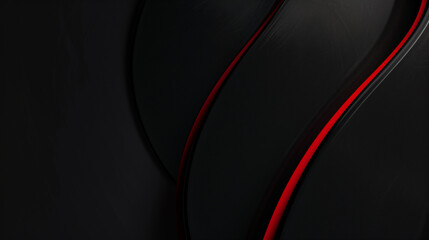 Wall Mural - A black and red background with a red line