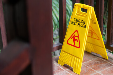 Caution Wet Floor Sign