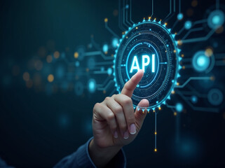 api - application programming interface. software development tool. business, internet and technolog