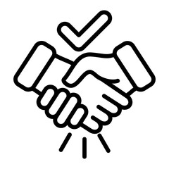 Poster - Handshake Icon