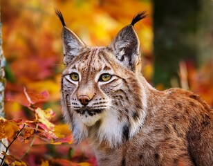 European lynx small baby kitten