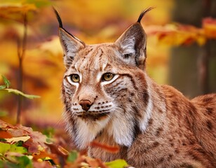 European lynx small baby kitten