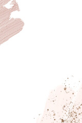 Wall Mural - acrylic paint texture frame png transparent background