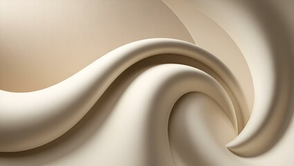 neutral color, cream beige paint wave background