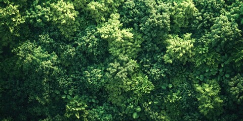 Wall Mural - lush green forest scenery