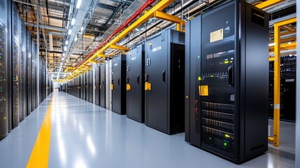 Aufkleber - Energy Efficient Data Center with Advanced Cooling System