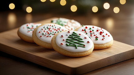 Delight in these ultra clear Christmas cookies decorated with festive icing, perfect for holiday celebrations. Their vibrant colors and intricate designs bring joy to any gathering