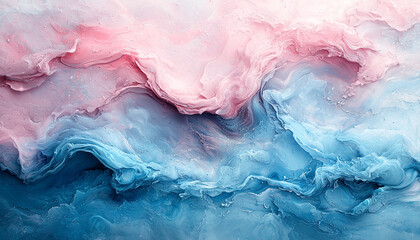 Wall Mural - vibrant colors mixing in smooth liquid motion flow generated by ai