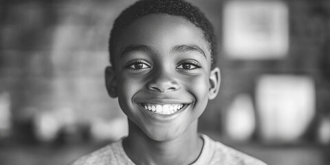 Black teenager boy on a studio background