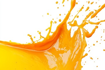 Aufkleber - A pale yellow swirl of olive oil is isolated on a clean  background, the liquid is flowing in a wave form. The motor fuel oil for vehicles is in the form of a liquid.
