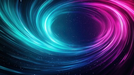 Wall Mural - modern minimalist ebook cover with strong green and subtle purple, dark glowing lines background, hi