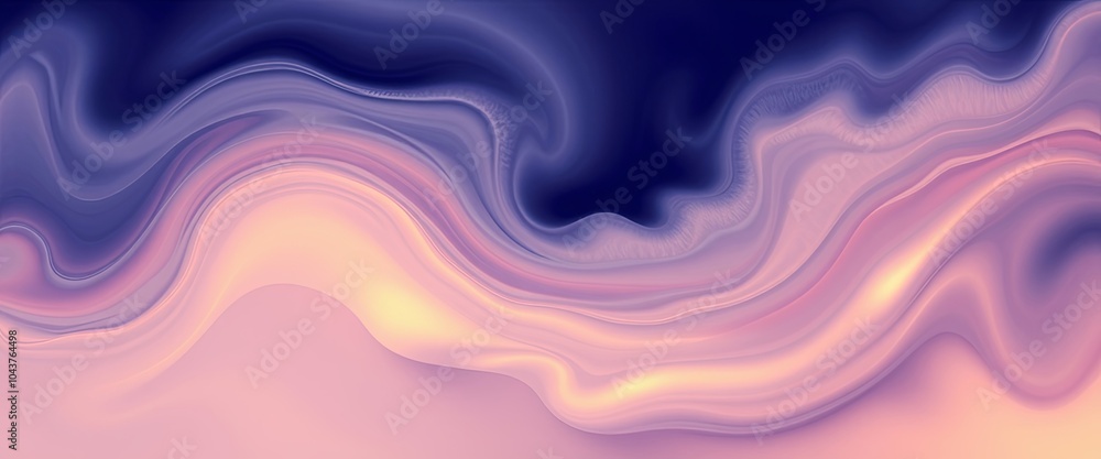 Swirling Mist and Wave Abstract Background: Deep Ocean Blues, Twilight ...
