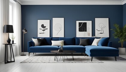 Illustration of the living room interior