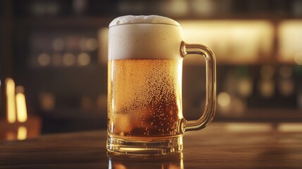 Cheers to Friendship. Man Sharing a Toast with a Glass of Beer