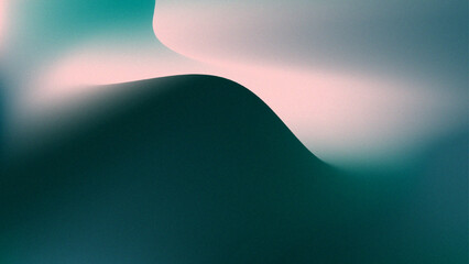 Abstract gradient background with grainy texture and waves