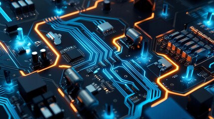 circuit board background wallpaper