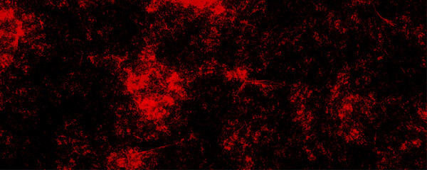 Wall Mural - distressed rough grunge texture surface red color old concrete wall background. abstract dark red gr
