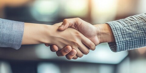 Business Professionals Shaking Hands