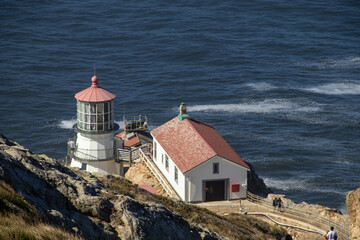 Wall Mural - Leuchtturm am Point Reyes in Kalifornien