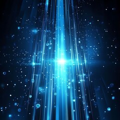 sleek modern design featuring blue technology light background elements design