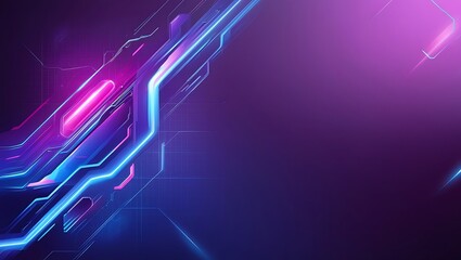 Wall Mural - Abstract futuristic gaming background. Generative Ai.