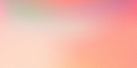 Poster - Pink gradient background, abstract peach orange grain gradation texture, vector pink noise texture blur abstract background