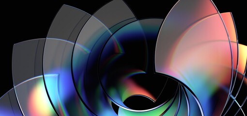 abstract colorful background design, 3d render