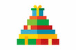 © kANTASWAR - Christmas tree made of gifts.