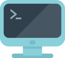 Wall Mural - computer monitor is displaying a command line interface, hinting at the intricate world of software 