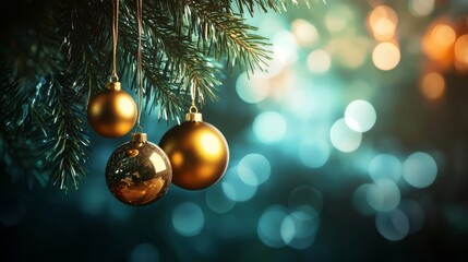 christmas tree decorations background