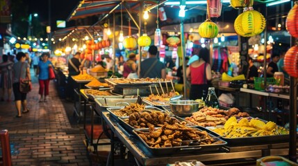 Night Market Food Stalls