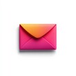 © lertsakwiman - Colorful envelope icon, white isolate background.