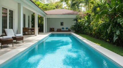 Lush Tropical Villa with Infinity Pool Retreat