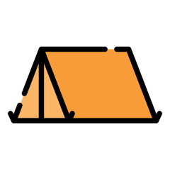 Wall Mural - tent icon