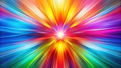 Colorful abstract background with blurred light patterns creating a vibrant moire effect, abstract, colorful