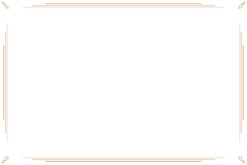 Wall Mural - elements of ornate vintage frames. border gold on white classic calligraphy swirls, floral motifs. d