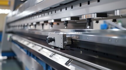 Wall Mural - cnc sheet metal bender with laser alignment