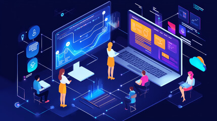 IT experts use data analytics, artificial intelligence, and database management to connect digital devices to cloud servers and data centers. This involves data science and engineering.