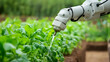 © RAT-GSJ - Robotic Arm Watering Plants in Organic Garden