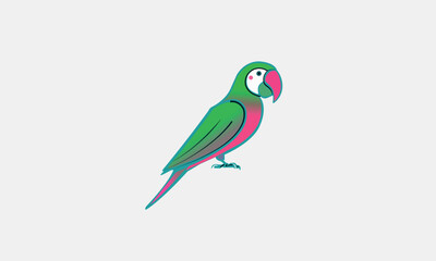 Scarlet macaw flying, cartoon bird of tropical jungle. Big yellow, red and blue Neotropical parrot landing on tree branch. Rainforest animal mascot, flight of cartoon macaw vector illustration