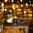© sok - Blurred coffee shop background with cozy atmosphere