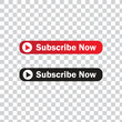 © Ashiqur - Youtube subscribe button with notification bell icon and youtube logo for social media icons banners