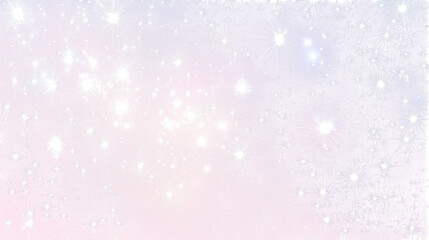 Wall Mural - cosmic fusion, a captivating blend of pink and purple with sparkling stars on gradient background