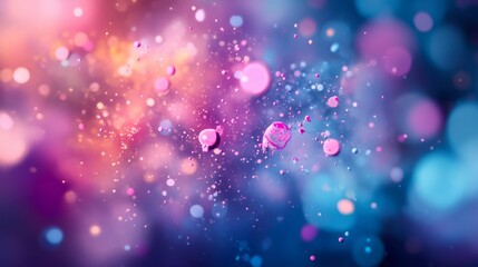 Wall Mural - vibrant splash effects with high contrast colors