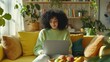 © Gura - The Woman Using Laptop Comfortably