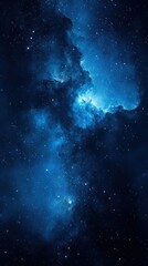 blue wallpaper background universe nebula.