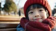 © chic designs - 心地よい冬の子供時代の至福：ファッション界のホリデーシーズンのプロモーションに温かい笑顔を