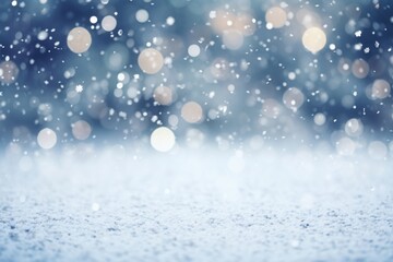 Wall Mural - Christmas snow backgrounds outdoors.