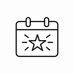 event day calendar icon sign vector